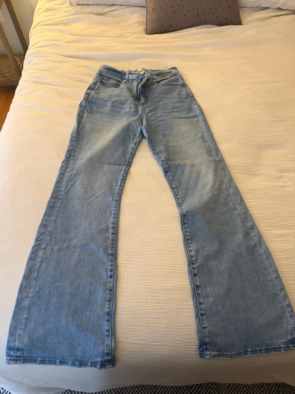 Loft slim flare jean